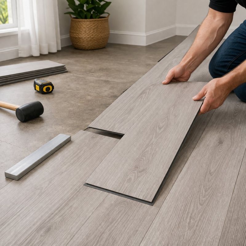 Vinyl Tile Installation