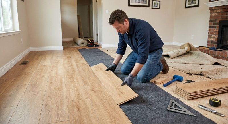 Laminate Floor Remodeling in Ocean County, NJ