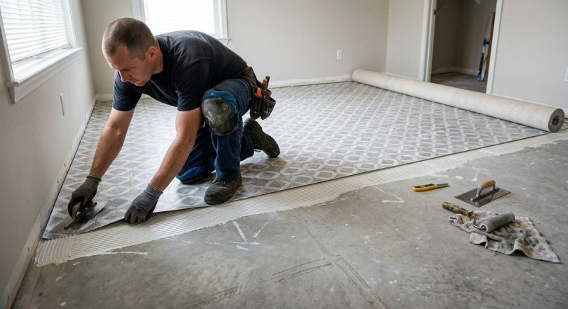 Sheet Flooring Installation in Brielle, NJ